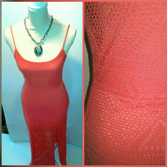 Lord & Taylor GORGEOUS Coral Dress by DESIGN LAB - Picture 4 of 8